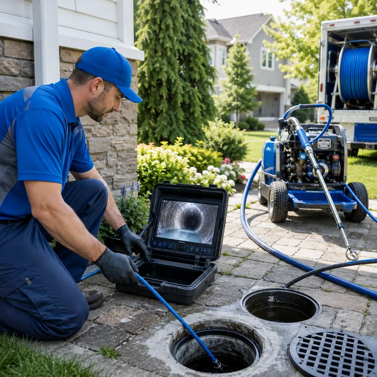 Outdoor drain cleaning professionals serving West Point, MS
